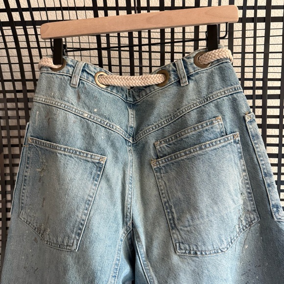 Free people we the free moxie pull on barrel jeans - Picture 7 of 10